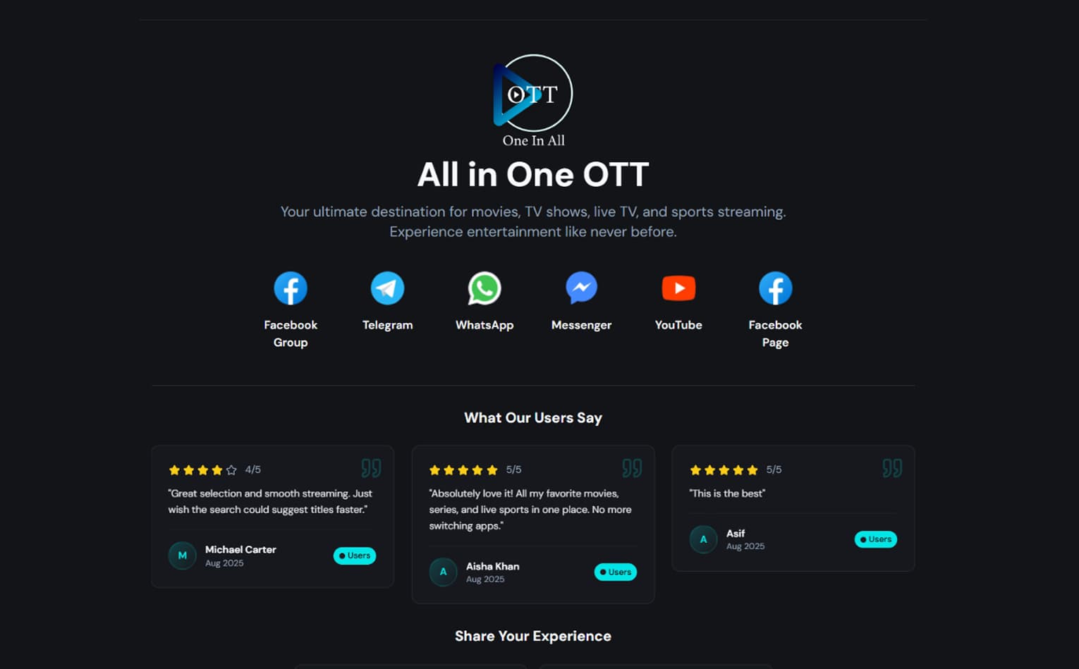AllinOne OTT view 3